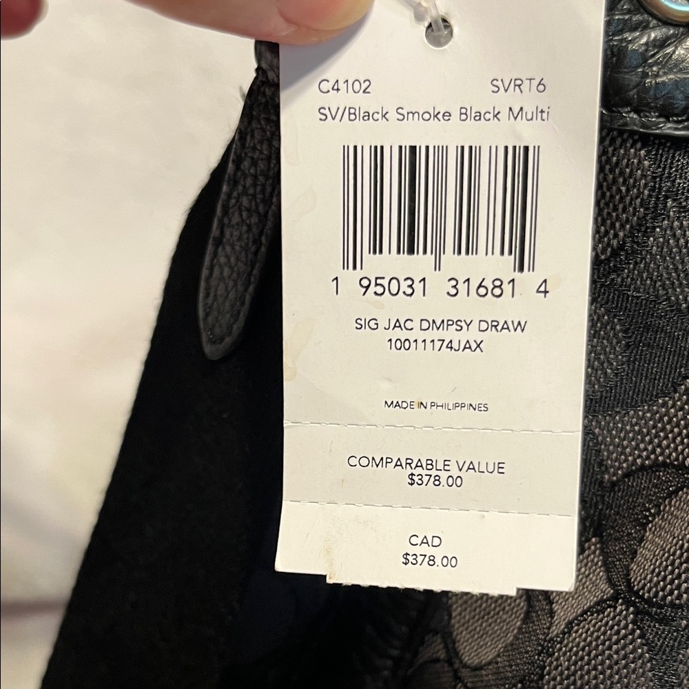 COACH Mini Dempsey Bucket Bag Signature Jacquard Coach Patch c8322 - Picture 10 of 10